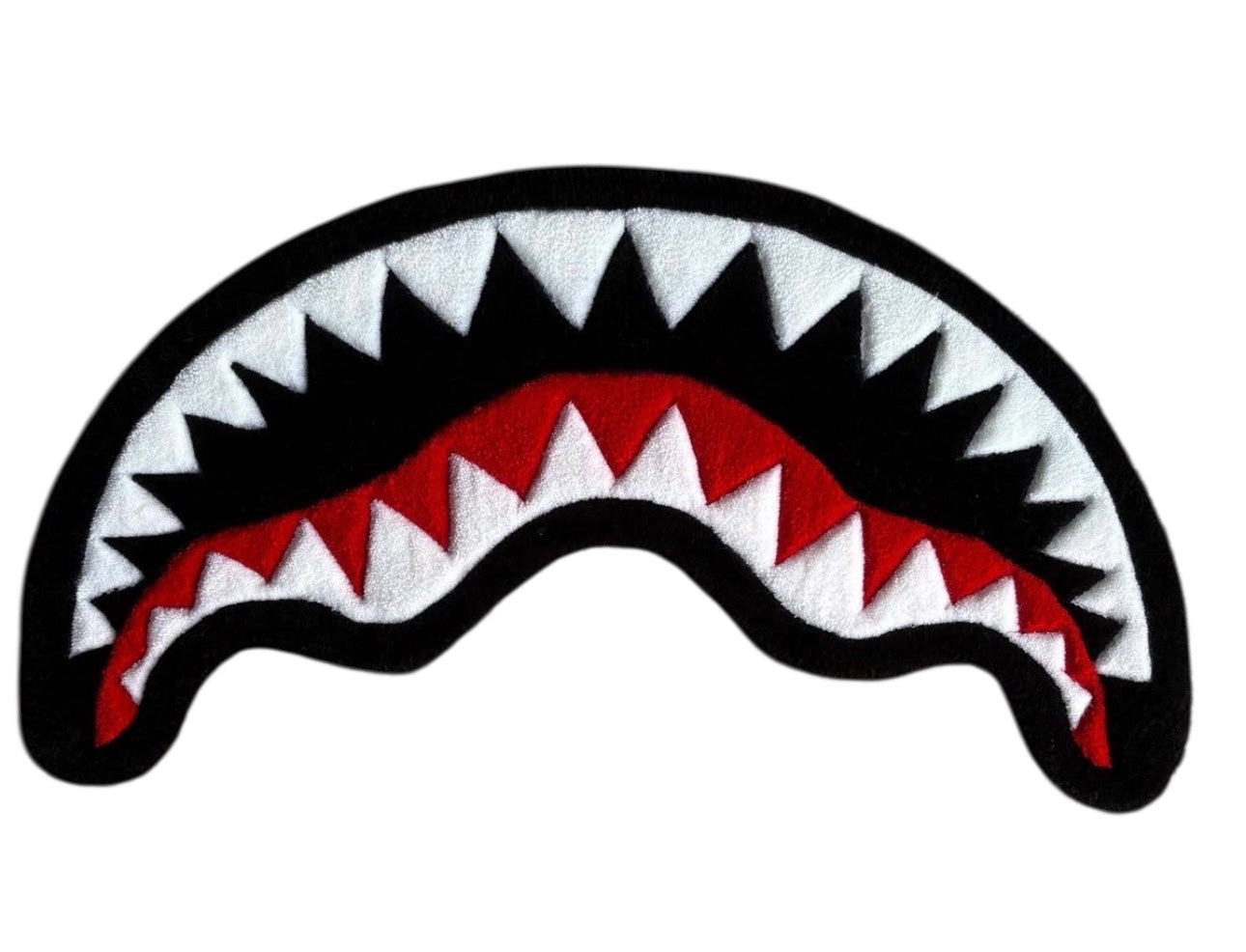 Fighter Jet Teeth Logo Rug