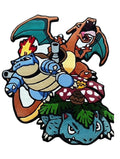Charizard Blastoise Venasaur Pokemon Custom Rug