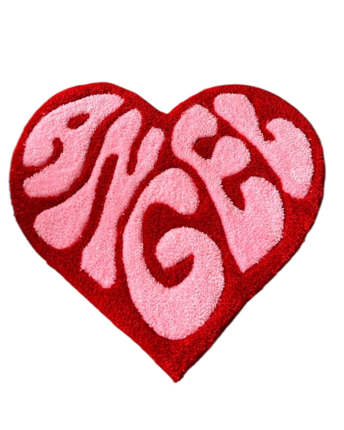 "ANGEL" Heart Custom Logo Rug
