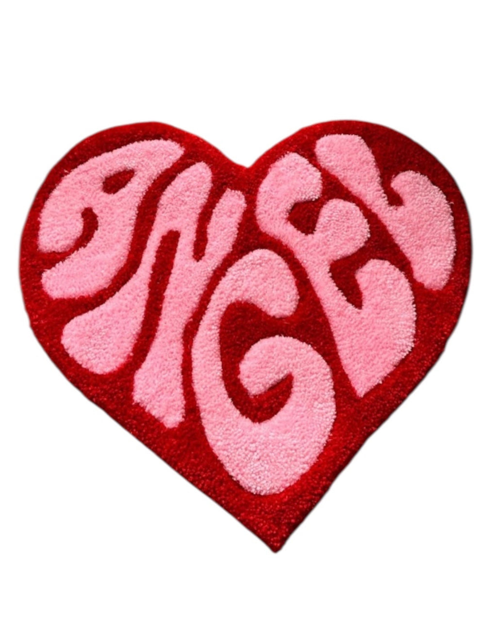 "ANGEL" Heart Custom Logo Rug