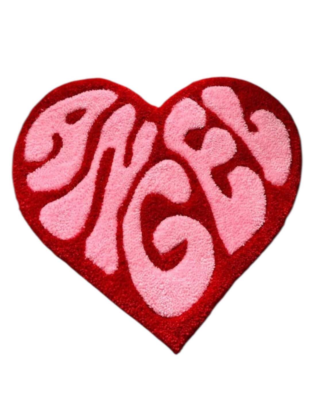 "ANGEL" Heart Custom Logo Rug
