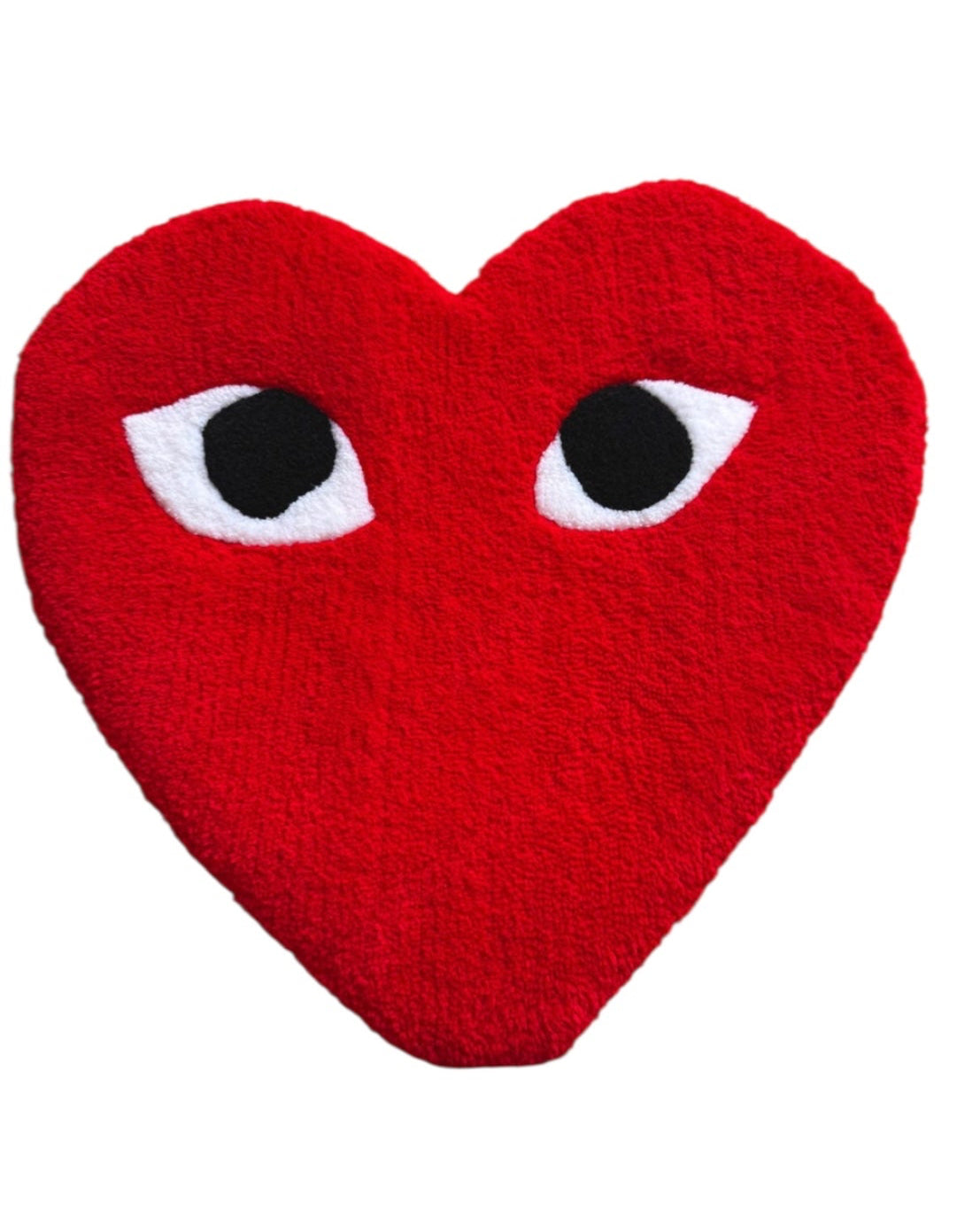 Comme Des Garcons Red Heart Custom Rug Logo