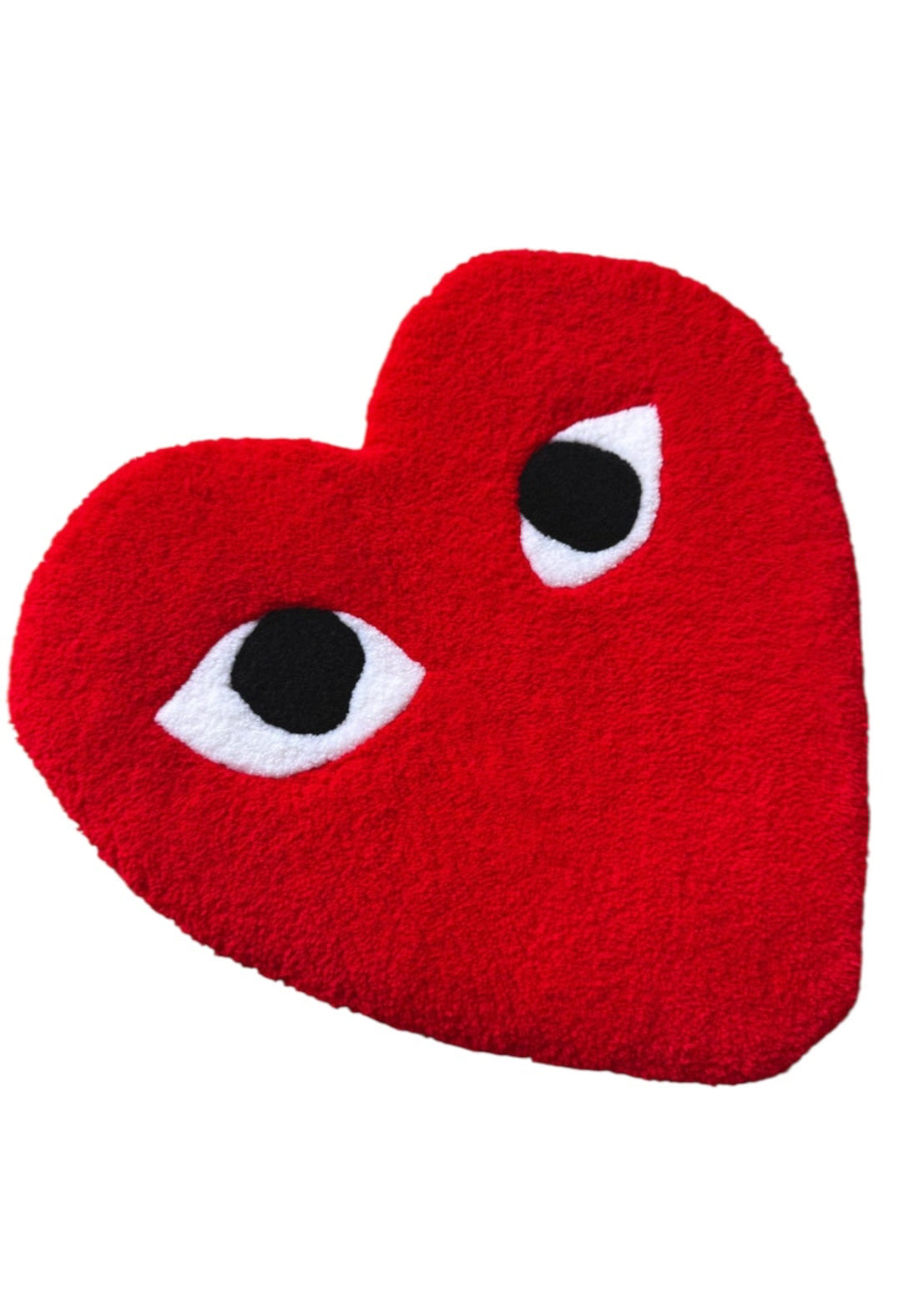 Comme Des Garcons Red Heart Custom Rug Logo