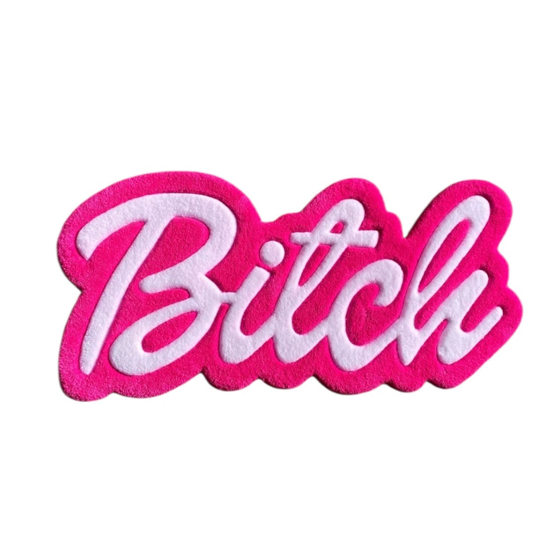"Bitch" Custom Logo Rug